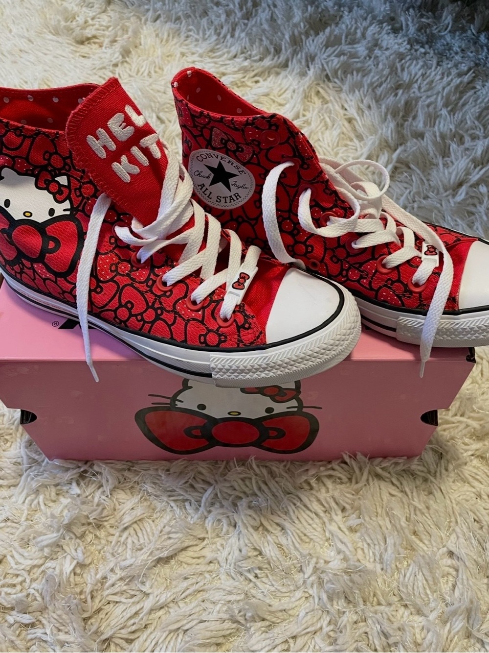 Hello Kitty Hi Top Converse